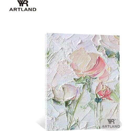 Christmas decorations for home beautiful flowers picture pure handmade oil painting on canvas wall art poster for living room