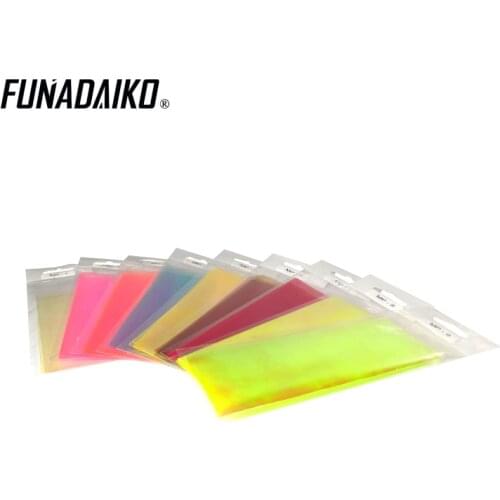 Funadaiko fishing accessory Artificial fish skin rainbow skin laser fish skin reflect fish skin fishing