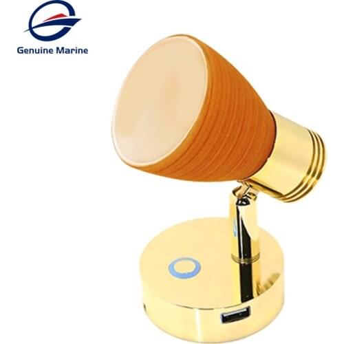 Touch Switch Reading Warm Light LED Spot Wall Light LED Reading Light 3W Switch For Camper Van Caravan Boat 3000K