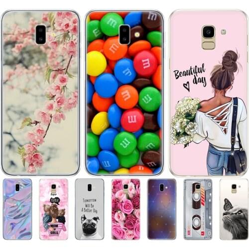 For Samsung J6 2018 Case EU J600 J600F SM-J600F Soft TPU Cover For Samsung Galaxy J6Plus 2018 J6+ J 6 Plus J610 J610F silicon