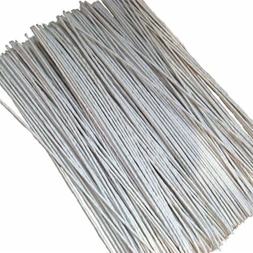 100pcs 20# Flower Stub Stems Paper Floral Tape Iron Wire Artificial Flower Stub Stems Craft Decor Soap Holding Flowers Stem