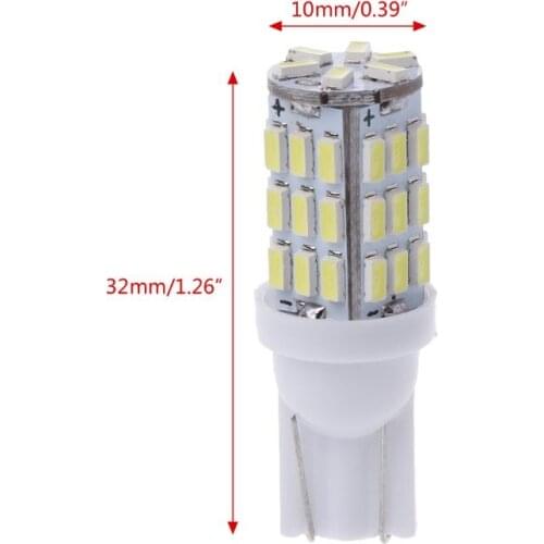 N0HF Super Bright RV Trailer T10 921 194 42-SMD 12V Car Backup Reverse LED Lights Light Width Lamp White