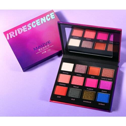 12 Colors Eye Shadow Makeup Set Natural Glitter Shimmer Matte Nude Eyeshadow Shining Pigment Cosmetics Eye Shadow Palatte UCANBE