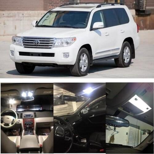 Interior Led lights For 2013 Toyota 4Runner Avalon Camry Highlander Land Cruiser Prius Prius Plug-In Prius V RAV4 Sequoia Sienna