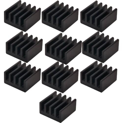 XT-XINTE 10pcs Heatsink Kit for Raspberry Pi Copper Aluminum Heatsink cooling cooler for Raspberry Pi 3 Pi 2 Pi Model B