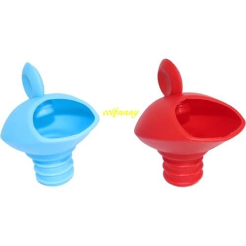 100pcs/lot Mouse shape RED Wine Stopper Beverage Bottle Stoppers Silicone Wine Pourer Plug corck BAR tools