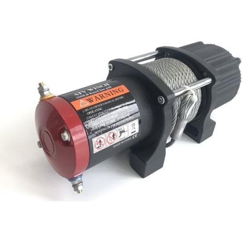 12v 4500lb electric winch remote control set heavy duty ATV trailer high strength steel electric winch