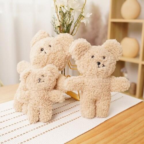 15-30cm Cute Cartoon Biscuit Bear Pendant Plush Toys Stuffed Soft Lovely Animals Pillows Dolls For Kids Girls Birthday Gifts