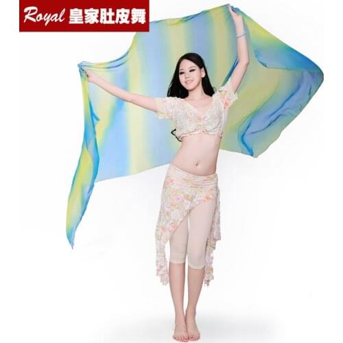 2.4*1.2M Lady Belly dance Silk Veil Scarf Stage Performance Yarn Belly dancing Scarf Dance Costume Belly Dance Accessories-9015