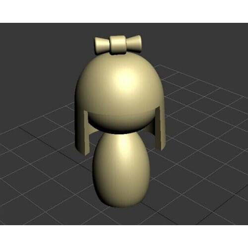 3D model for cnc or 3D printers in STL file format Lovely kid