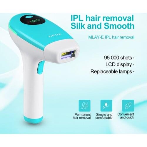 Free Shipping!!! 2017 High quality permanent result IPL laser hair removal / laser epilator home use
