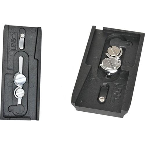 BEXIN 2Pcs 501PL Extended Quick Release Plate P200 For Manfrotto Benro S4 Hydraulic Head Release Plate 120MM & 90MM