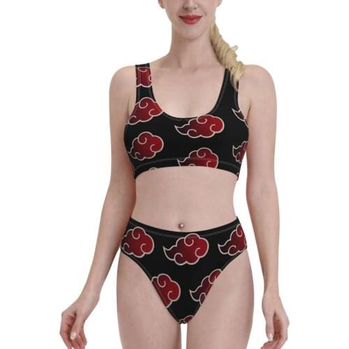 Bikinis Akatsuki (15) sexy 2021 Women Swimsuit high Waist womens top Anime Manga Women bathing suit SwimSuit