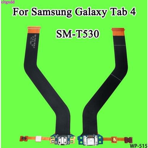Cltgxdd Replace Charging Port Connector Mic Flex Cable for Samsung Galaxy Tab 4 SM-T530