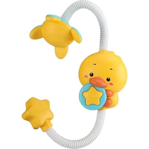 Baby Bath Toys Cute Duckling Bathtub Water Toy Electric Sprinkler Toy Or Children Swimming Bathroom Bathing Shower Kids Toy