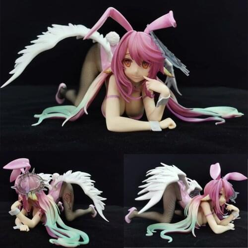 GUCHABEL New Style No Game No Life Jibril Bunny 14 PVC Action Figure Stand Anime Sexy Girl Figure Model Toy Collection Doll Gift