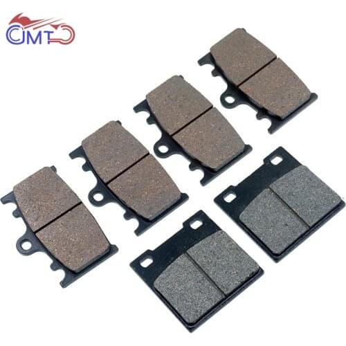 For Kawasaki ZZR1200 ZX1200 2002-2005 ZX1100 ZZR1100 1993-1998 Ninja ZX11 1994-2001 Front Rear Brake Pads Set