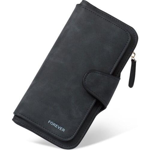 Wallet Women Scrub Leather Lady Purses High Quality Ladies Clutch Wallet Long Female Wallet Carteira Feminina