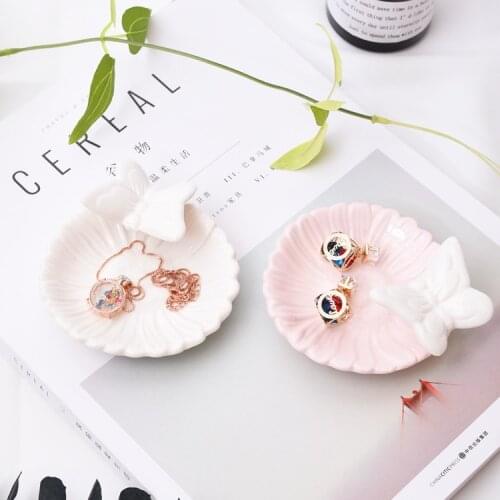 Lovely Earrings Ring Jewelry Display Plate Jewelry Display Tray Jewelry Display Dish