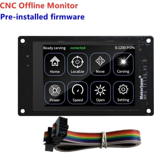 GRBL CNC OFFLINE controller TFT35 CNC display module GRBL 1.1 touch screen GRBL breakout board CNC laser engraver upgrade parts
