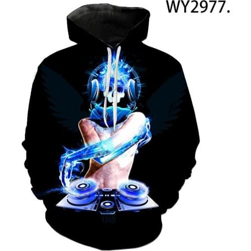 2020 New Men Women Children Hoodies DJ 3D Printed Streetwear Pullover Long Sleeve Boy Girl Kids Cool Sweatshirts Jacket