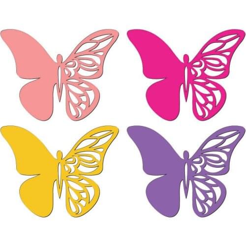 New Butterfly Wooden Die Scrapbooking C2917 Cutting Dies Multiple Sizes Compatible With Most Die Cutting Machines