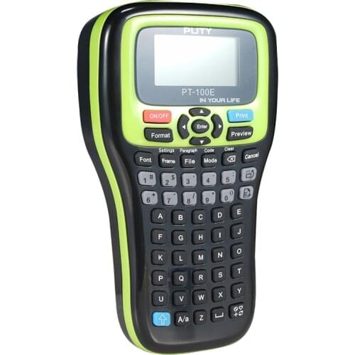 PUTY 2020 New Label Printer PT-100E Mini Portable Handheld Thermal Transfer Printer