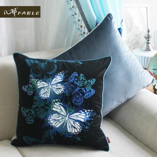 Butterfly original pillow case Photo pillow cover cute pillowcase 45x45cm Cartoon bolster