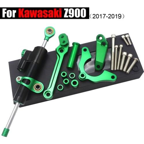 Fit For KAWASAKI Z900 Z 900 2017-2019 Motocrycle Accessories CNC Street Bike Steering Damper Mounting Kit Stabilizer Adjustable