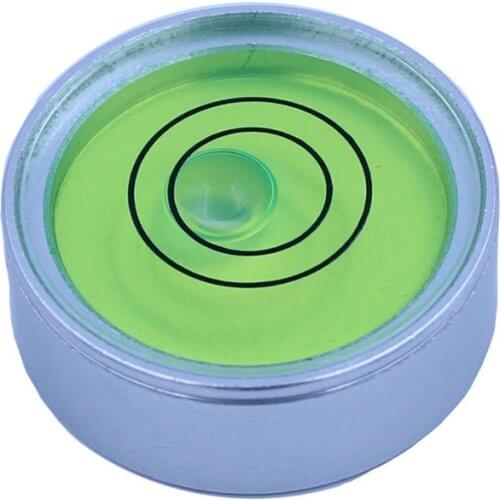 QASE Mini Spirit Level Bubble Round Bubble Level for Washing Machine Refrigerator Size 25*9mm