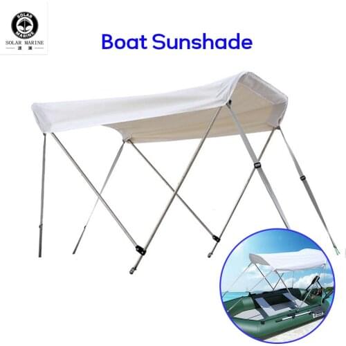 Inflatable Kayak Fishing Boat Water Sun Proof UV Protection Canopy Awning Sun Shade PVC Fishing Boat Awning Tent