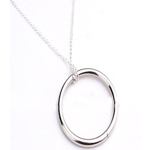 20pcs Steel Magic Ring and Chain Cool Magic Trick Props Metal Knot Ring On Chain Game Show Play Gift