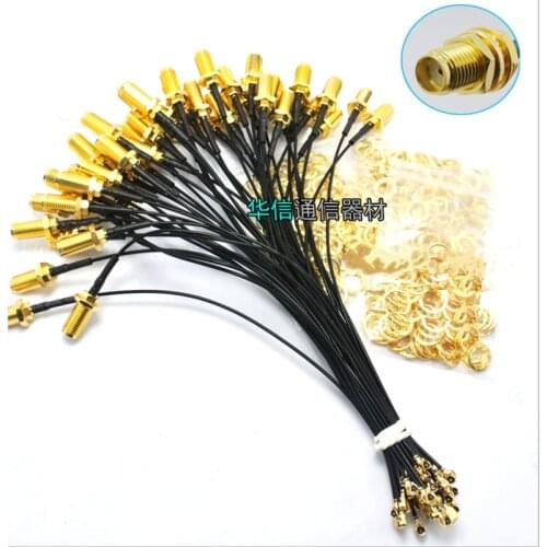 In stock！U.FL to SMA female connector pigtail for Minipcie module SIM7600E-H SIM7600A EP06-A EP06-E RP-SMA to IPX adapter cable