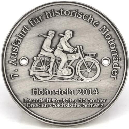 High quality electroplated silver 3D coin premium cheap military challenge coin