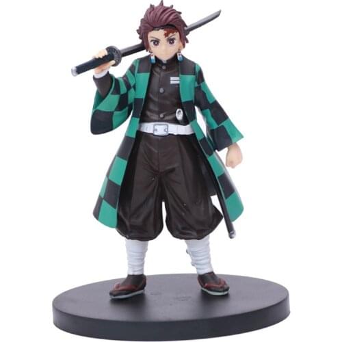 16CM Japan Anime Demon Slayer Kimetsu No Yaiba Kochou Shinobu Tomioka Giyuu Model Figuals Dolls Toys Gifts PVC Action Toy
