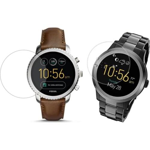 Sport Watch Glass Screen Protector For Fossil Q Wander/Founder/Venture/Explorist/Sloan/Carlyle/Julianna/Garrett HR Gen 2/3/4/5