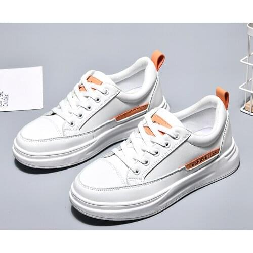 Fashion White Breathable Net Sneakers Women Low-Heel Flat Platform Ladies Lace-Up Fashion White Shoes Zapatos De Mujer Zapatos