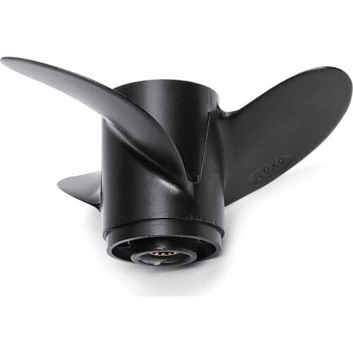 1pc 7.8 X 8'' Marine Outboard Propeller For Mercury 2-Stroke 5HP Tohatsu 4-6HP Hangkai 2-Stroke 6HP Aluminum Alloy Black Propel