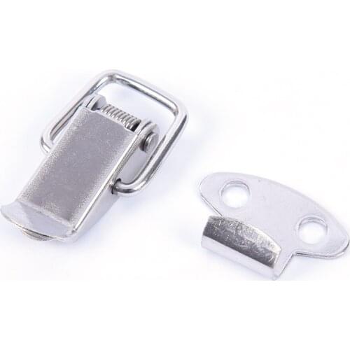 2 Pcs 28mm Length Box Chest Case Spring Loaded Draw Toggle Latch Spring Latch With Excellent Anti-corrosion Properties Whosesale