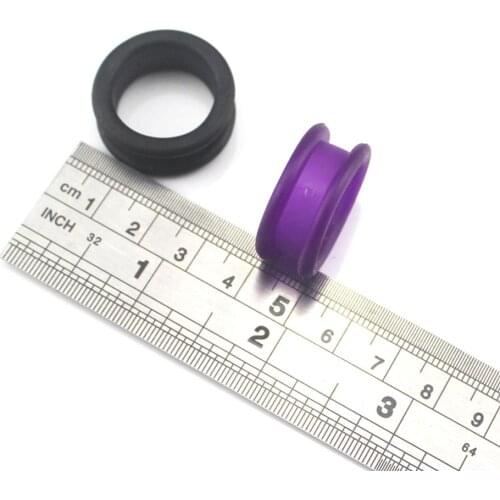 New 2pcs Hair Scissors Silicone Finger Rings For Any Scissors Inserts scissors accessories handle rings for barber shears