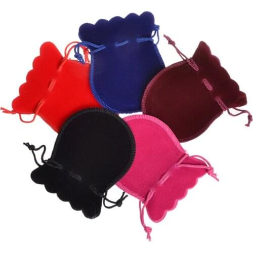3000pcs 7x9cm 9x12cm Small Gourd Velvet Bag Jewelry Packaging Display For Packing Gifts Drawstring Bags Pouch Wedding/Christmas