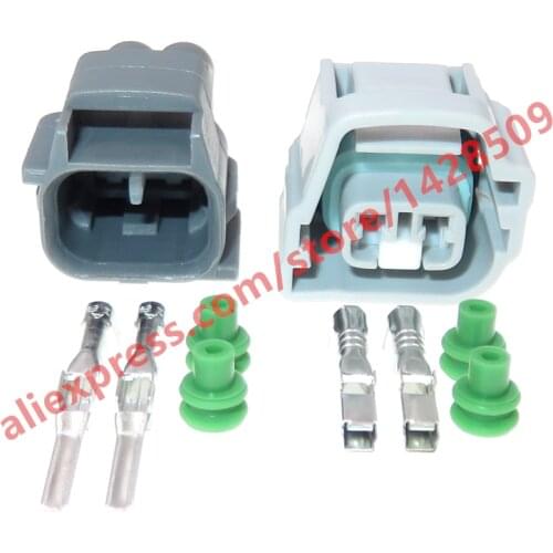 5 Sets 2 Pin 2.2 Seires 7282-8129-40 90980-11255 Auto Electric Wiring Cable Connector Sealed Socket For Toyota