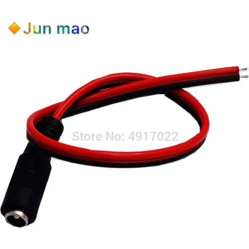 5pcs 5.5x2.1mm DC power female cable 12V Plug DC Female Adapter cable Plug Connector for CCTV Camera DC plug Female 5.5*2.1