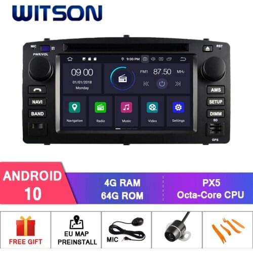 WITSON Android 10 CAR DVD RADIO GPS FOR TOYOTA COROLLA 2004-2007 Car Multimedia Player Stereo AutoAudio Navigation Video Carplay