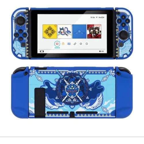 For Nintendo Switch NS Full Protection Custom Sky Sword Case Cover PC Protective Outer Coque Shell Detachable Slim Dockable