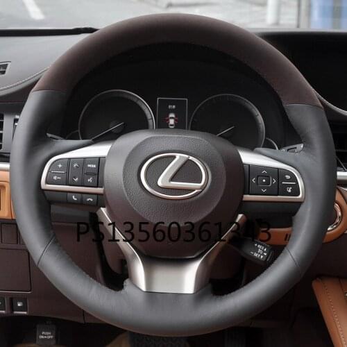 Suitable for Lexus RX270 ES250 LX570 GS300 IS300 NX RX hand stitched steering wheel cover leather grip cover