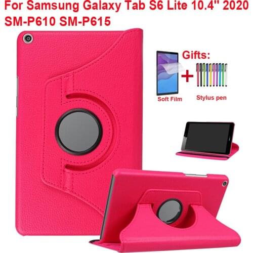 For Samsung Galaxy Tab S6 Lite Case 360 Degree Rotating Stand Tablet Cover for Galaxy Tab S6 Lite 10.4 2020 SM-P610 SM-P615