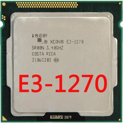 Intel Xeon Quad-Core Processor E3-1270 E3 1270 3.4GHz 8MB LGA 1155 CPU LGA