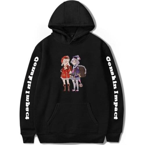 Genshin Impact casual Cool Print Hot Game Hoodies Fashion Sweatshirts Streetwear Plus Size Graphic Hip Hop Top Women/Men Fashion