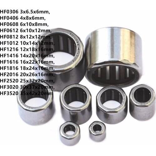 2-5PCS HF0306 HF0406 HF0608 HF0612 HF0812 HF1012 To HF2016 Single Way Needle Bearing One Way Roller Bearing